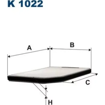 Filtr do auta FILTRON Kabinový filtr K 1022