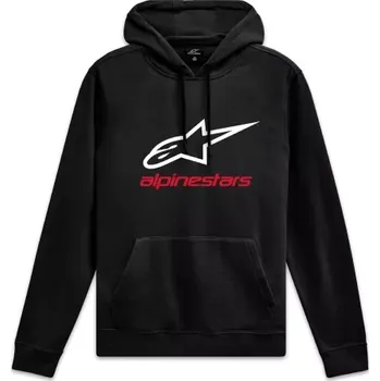 Pánská mikina mikina ALWAYS HOODIE 3, ALPINESTARS (černá/bílá/červená, vel. XL)