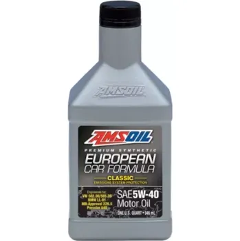 Motorový olej AMSOIL European Car Formula 5W-40 Classic ESP Synthetic Motor Oil 1 Quart / 946ML sk529