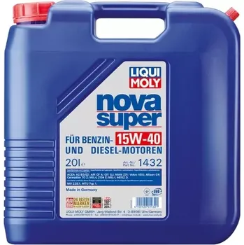 Motorový olej LIQUI MOLY 1432 NOVA SUPER 15W-40 - 20L