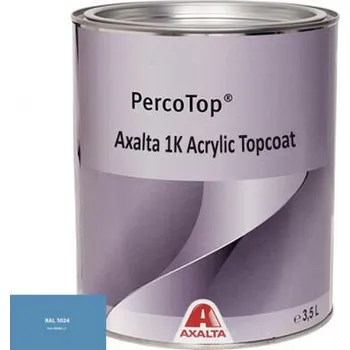 barva na kov Akrylátová 1K barva Axalta RAL 5024 5°lesku stupeň lesku Mat