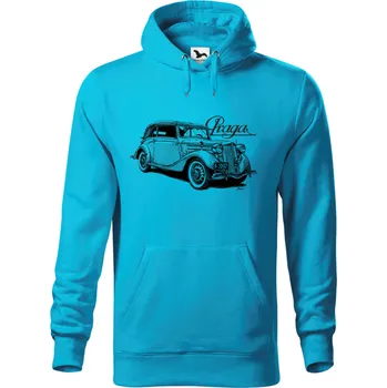 Dámská mikina Mikina - Praga Lady Barva: Modrá - tyrkysová (44), Velikost: M, Střih: Pánské