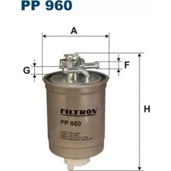 Palivový filtr FILTRON Palivový filtr PP 960