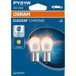 OSRAM 12V PY21W DIADÉM CHROM 7507DC-2BL 2KS
