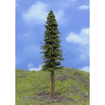 Plastikový model Modelářský strom - smrk s kmenem, výška 14-15 cm