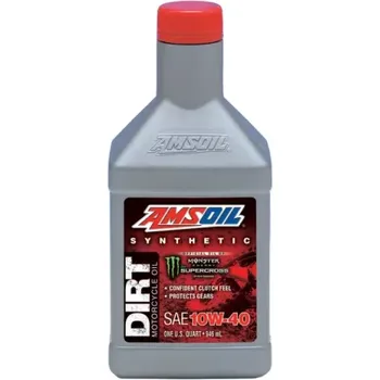 Motorový olej AMSOIL 10W-40 Synthetic Dirt Bike Oil 1 Quart / 946ML