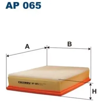 Vzduchový filtr FILTRON Vzduchový filtr AP 065