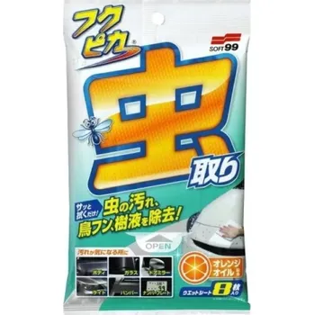 Soft99 Fukupika Bugs and Droppings Removal Wipes