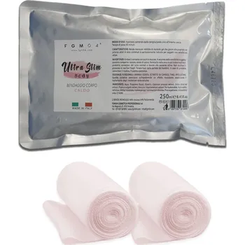 Celulitida a strie FGM04® Tělový zábal Slim Caldo Snellente FGMO4 - teplé obvazy podporující úbytek tuku a celutitidy Tělový zábal - napomáhá zeštíhlování a snižovat lokalizovaný tuk a redukuje nedokonalosti celulitidy