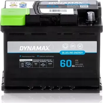 Autobaterie DYNAMAX ENERGY BLUELINE 60 EFB 12V 60AH 640A