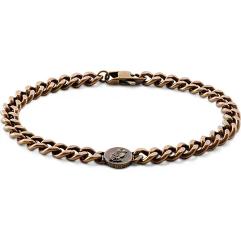 Náramek Obelius | Vintage náramek Athénina sova zlaté barvy - Lucleon