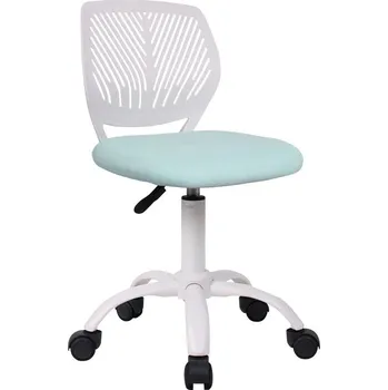 Jídelní židle MOB Dětská otočná židle Tempo Kondela SELMA (neomint + bílá)
