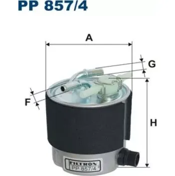 Palivový filtr FILTRON Palivový filtr PP 857/4