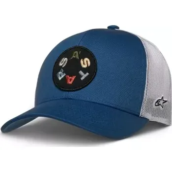 Kšiltovka kšiltovka GAMBIT TRUCKER, ALPINESTARS (modrá/bílá)