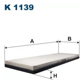 Kabinový filtr FILTRON Kabinový filtr K 1139