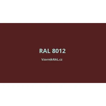 barva na kov Akrylátová 1K barva Axalta RAL 8012 5°lesku stupeň lesku Mat