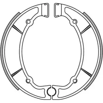 Brzda pro motocykl brzdové obložení, NEWFREN (standardní materiál) 2 ks v balení