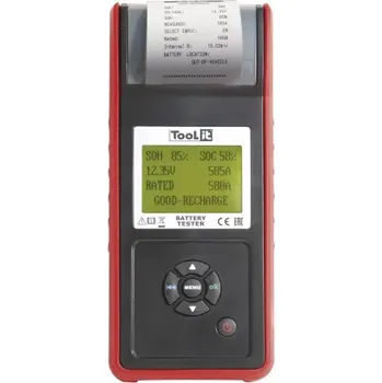 Nabíječka autobaterie GYS PBT600 START/STOP TESTER BATERIÍ, NAPĚTÍ, PROUD, DOBÍJENÍ, 12/24 V, 30 - 220 AH, S TISKÁRNOU