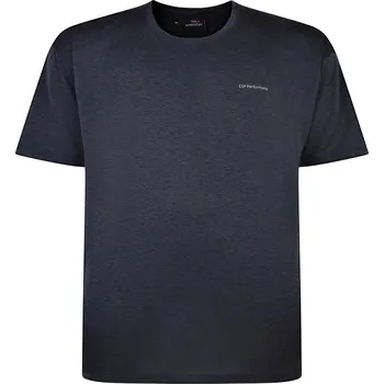 Pánské termoprádlo Funkční tričko Performance (tm.modro-šedý melír) - v nadměrné velikosti 3881