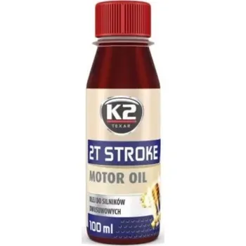 Motorový olej K2 STROKE ČERVENÝ 2T 100ML