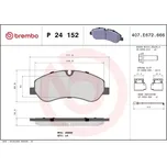 BREMBO Sada brzdových doštiček P24 152