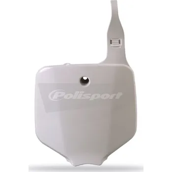 POLISPORT Přední registrační značka bílá Kawasaki/Suzuki 8661500010