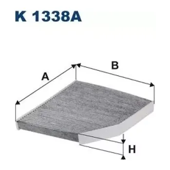 Kabinový filtr FILTRON Kabinový filtr K 1338A