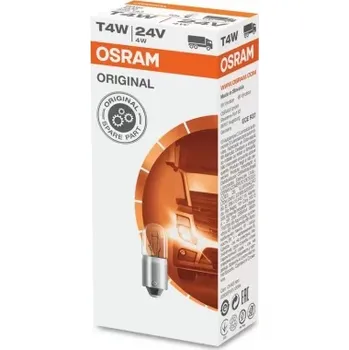 Autožárovka OSRAM T4W 24V 4W BA9s