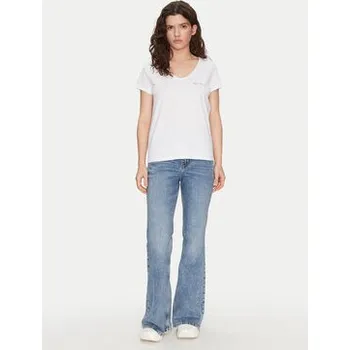 Pánské tričko Pieces T-Shirt Silly 17156926 Bílá Regular Fit XL