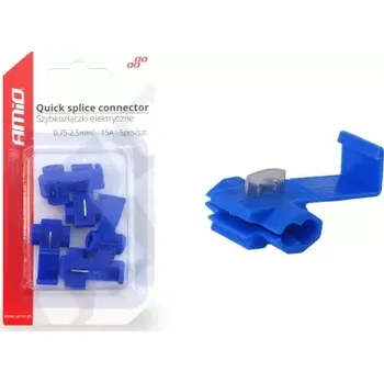 Autopojistky AMIO elektrické rychlospojky 0,75-2,5mm2 15A Blistr 5 ks