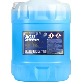 Náplň do chladiče a ostřikovače MANNOL Nemrznoucí směs G11 -40° 20L