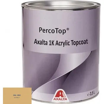 barva na kov Akrylátová 1K barva Axalta RAL 1002 5°lesku stupeň lesku Mat