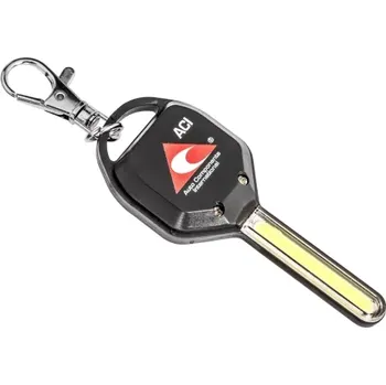 * přívěsek na klíče s LED svítilnou, s logem ACI