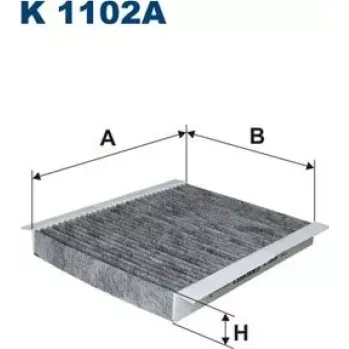Kabinový filtr FILTRON Kabinový filtr K 1102A