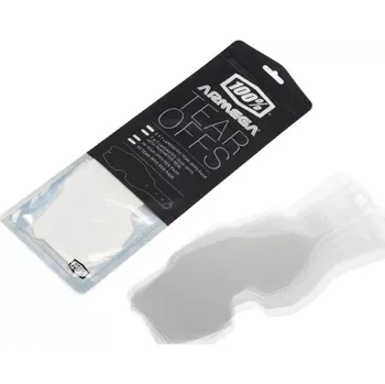 Příslušenství k helmě na motorku S100 strhávací slídový plexi STANDART pro brýle ARMEGA, 100% (50 vrstev v balení, čiré)