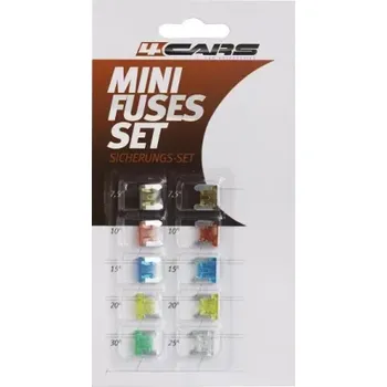Autopojistky 4CARS POJISTKY MICRO FUSE SADA