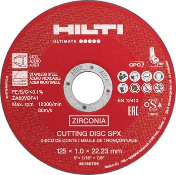 Řezný kotouč Hilti spx řezný kotouč 125x1,0
