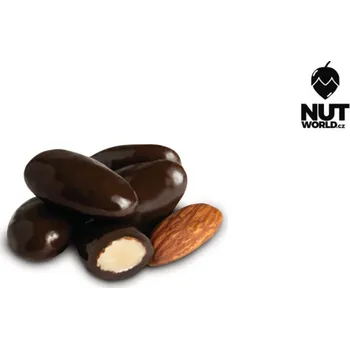 Mandle v hořké čokoládě 100g