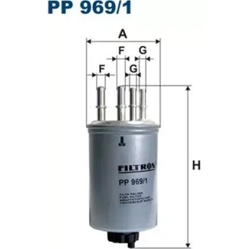 Palivový filtr FILTRON Palivový filtr PP 969/1