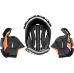 lícnica a klobouk pro přilby Cross Cup Two/Sonic, CASSIDA (černá/šedá/oranžová, vel. M)