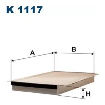 Kabinový filtr FILTRON Kabinový filtr K 1117