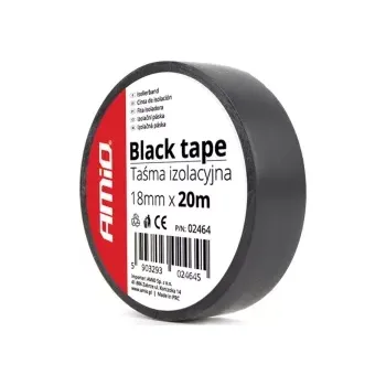 Izolační páska AMIO Izolační páska černá 18mm x 20m