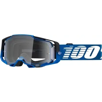 Příslušenství k helmě na motorku S100 ARMEGA 100% brýle Rockchuck, čiré plexi