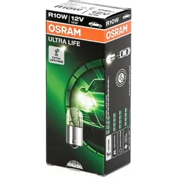 Autožárovka OSRAM R10W 12V BA15S ULTRA LIFE 5008ULT-02B 2KS