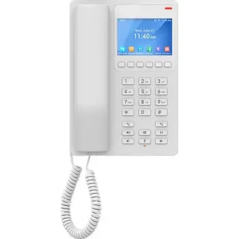 Grandstream GHP630 SIP hotelový telefon s displejem, bílý