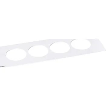 vypínač DISQ'IN 4 NÁSOBNÝ RÁMEČEK BÍLÝ LEGRAND 654764