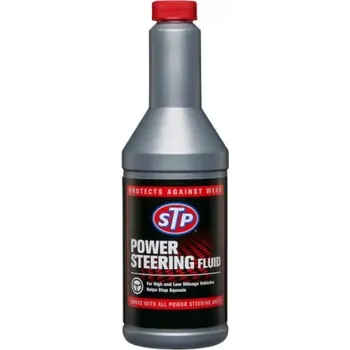 Hydraulický olej STP POWER STEERING FLUID WITH STOP LEAK - olej pro posilovač řízení 354ml