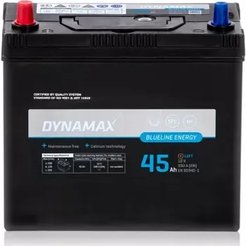 Autobaterie DYNAMAX ENERGY BLUELINE 45 ASIA L12V 45AH 330A