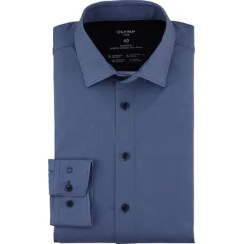 Pánská košile Olymp Luxor 24/7 Modern Fit společenská košile 134874 15 Modrá 40