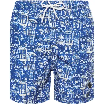 Pánské plavky Koupací šortky - plavky (Hawaii vzor) - v nadměrné velikosti 4225